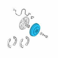 OEM Kia Drum-Brake, Rear Diagram - 58411FD100