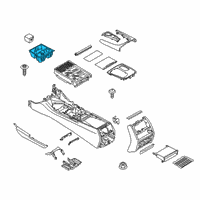 OEM 2022 BMW 750i xDrive STORAGE TRAY, CUP HOLDER, CE Diagram - 51-16-7-944-194