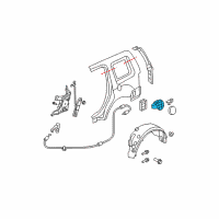 OEM Honda Pilot Adapter Assy., Fuel Filler Diagram - 74480-SZA-A01