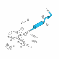 OEM 2012 Ford F-150 Muffler Diagram - AL3Z-5230-G