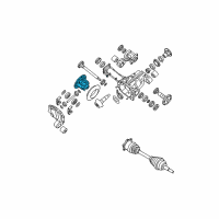 OEM Nissan Titan Case - Differential Diagram - 38421-EB00A