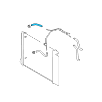 OEM 2013 Toyota Corolla Outlet Hose Diagram - 32943-12261