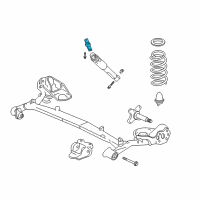 OEM Honda Insight Bush, Rear Shock Absorber (Upper) Diagram - 52623-S3Y-003