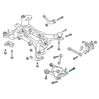 OEM 2016 Lincoln MKZ Lower Control Arm Mount Bolt Diagram - -W717821-S439