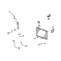 OEM Acura Cover, Radiator Cap Diagram - 19047-RB0-004