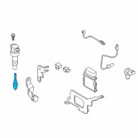 OEM Hyundai Accent Plug Assembly-Spark Diagram - 18846-10061