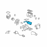 OEM 2006 Pontiac Solstice Core Asm, Heater Diagram - 10397108