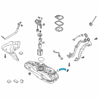 OEM 2022 Kia Rio Hose-Fuel Filler Diagram - 31036H9500