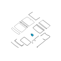 OEM 2013 Nissan Maxima Motor Assy-Sunroof Diagram - 91295-9N02A