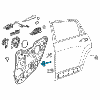 OEM 2022 Jeep Cherokee Check-Rear Door Diagram - 68103032AD