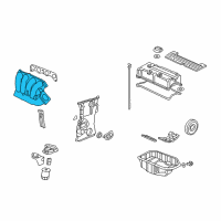 OEM 2006 Honda Accord Manifold, Intake Diagram - 17110-RTB-000
