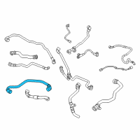 OEM 2018 BMW 530e xDrive Radiator Hose Diagram - 17-12-8-602-652