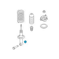 OEM 2018 Toyota 86 Trailing Arm Nut Diagram - SU003-07305