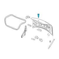OEM 2012 Chevrolet Impala Lock Cylinder Diagram - 25974441