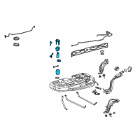 OEM 2009 Toyota Sienna Fuel Pump Diagram - 77020-08040