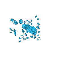 OEM Infiniti QX56 Heating Unit Assy-Front Diagram - 27110-ZZ57B
