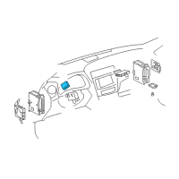 OEM 2009 Lexus IS250 Flasher Assy, Turn Signal Diagram - 81980-53030