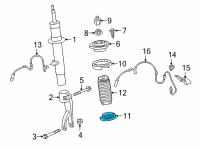 OEM 2022 BMW X6 SPRING PAD LOWER Diagram - 31-30-8-092-141