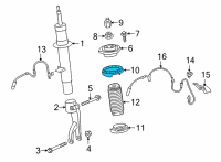 OEM 2021 BMW X6 SPRING PAD UPPER Diagram - 31-30-8-092-140