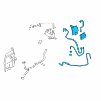 OEM Lincoln Continental Tube Assembly Diagram - HP5Z-7R081-A