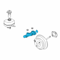 OEM 2008 BMW X6 Brake Master Cylinder Diagram - 34-33-6-772-930