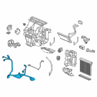 OEM Acura Wire Harness, Air Conditioner Sub Diagram - 32157-TZ3-A00