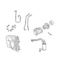 OEM Chrysler Valve Cor-A/C Line Diagram - 5127429AB