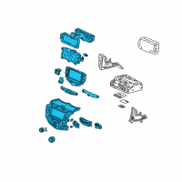 OEM 2007 Honda Accord Base Assy., Panel Power *NH482L* (UA BLACK METALLIC) Diagram - 39183-SDR-A44ZA