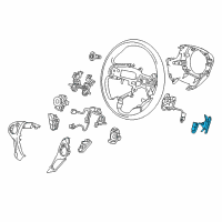 OEM 2015 Honda Crosstour Sw Assy, P*NH167L* Diagram - 78560-T2A-A01ZA