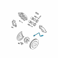 OEM 2008 Chrysler Aspen Hose-Brake Diagram - 52010484AD