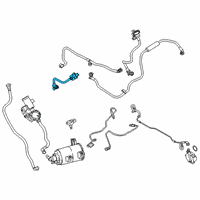 OEM 2018 BMW 530i FUEL TANK VENTILATION VALVE Diagram - 13-90-8-482-822