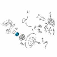 OEM 2015 Ram ProMaster City Wheel Bearing Diagram - 68261791AA