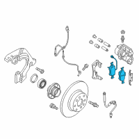 OEM 2021 Ram ProMaster City PAD KIT-FRONT DISC BRAKE Diagram - 68530121AA