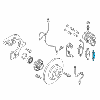 OEM 2017 Ram ProMaster City Spring-Brake Anti-RATTLE Diagram - 68125251AA