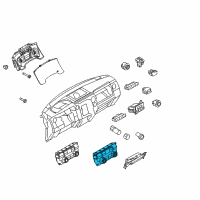 OEM 2011 Ford F-150 Dash Control Unit Diagram - BL3Z-19980-V