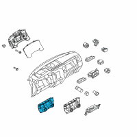 OEM Ford F-150 Dash Control Unit Diagram - DL3Z-19980-F