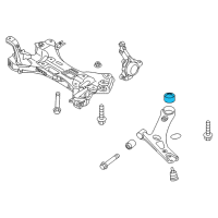 OEM 2021 Kia Rio Bush-Front Lower Arm(G) Diagram - 54584H5000