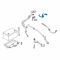 OEM 2013 Nissan 370Z Cable Assy-Battery Earth Diagram - 24080-1EA0A