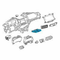 OEM 2020 Chevrolet Suburban Module Diagram - 84513027