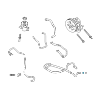 OEM 2010 Ford F-150 Pressure Line Assembly O-Ring Diagram - 9L3Z-3B602-A