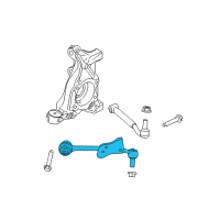 OEM 2017 Ford Mustang Front Lower Control Arm Diagram - FR3Z-3078-H