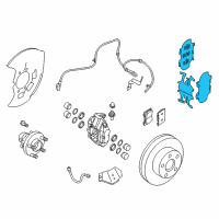 OEM Infiniti Disc Brake Kit Diagram - D1080-JL00A