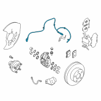 OEM 2021 Infiniti Q60 Sensor Assy-Antiskid, Front Diagram - 47910-4GA0A