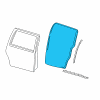 OEM 2004 Mercury Monterey Door Weatherstrip Diagram - 5F2Z-16253A11-AA