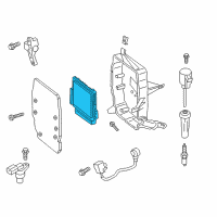 OEM Ford C-Max ECM Diagram - DM5Z-12A650-DD