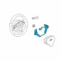 OEM Infiniti G35 Switch Assy-Steering Diagram - 25550-JK12A