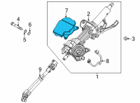 OEM Hyundai Santa Cruz POWER PACK-ELECTRIC Diagram - 56370-K5000