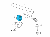 OEM 2021 Cadillac Escalade Bushings Diagram - 84739933