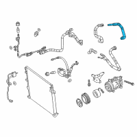 OEM 2022 Jeep Cherokee Hose-Heater Supply Diagram - 68412132AA