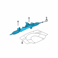 OEM 2008 Dodge Charger Gear-Rack And Pinion Diagram - 4854551AF